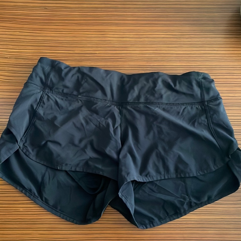 Lululemon speed shirts. Black. Size 6. Fits like a Small.